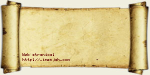 Nadja Vujanac vizit kartica